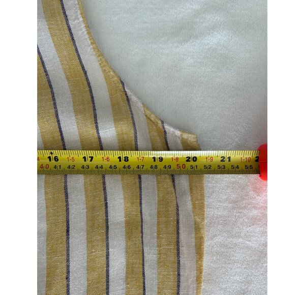 Rachel Zoe Linen Overalls Sz 10 - Picture 7 of 9